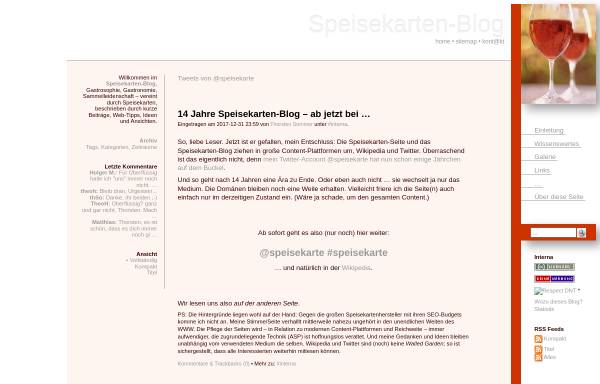 Vorschau von www.speisekarten-seite.de, Sommer, Thorsten
