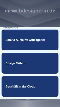 Vorschau der mobilen Webseite www.diewebdesignerin.de, Studt, Susanne