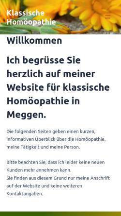 Vorschau der mobilen Webseite therapie-info.ch, Jeannette Wampfler