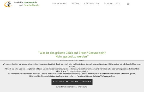 Vorschau von www.homoeopathie-riehen.ch, Praxis für Klassische Homöopathie Karsten Lips