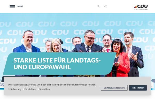 Vorschau von cdu-gera.de, CDU Gera