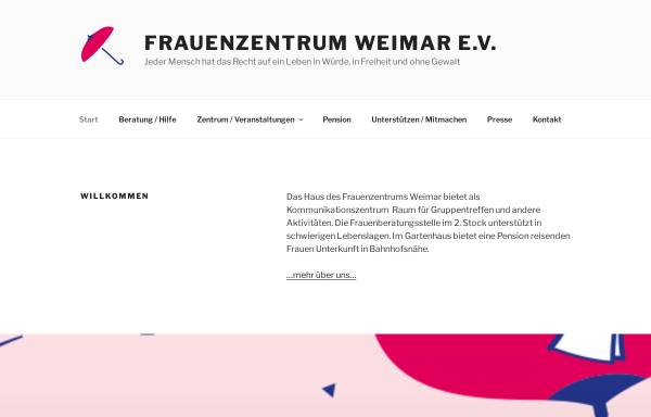 Vorschau von www.frauenzentrum-weimar.de, Frauenzentrum Weimar e.V.