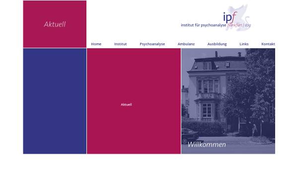 Vorschau von www.dpg-frankfurt.de, DPG – Institut für Psychoanalyse Frankfurt