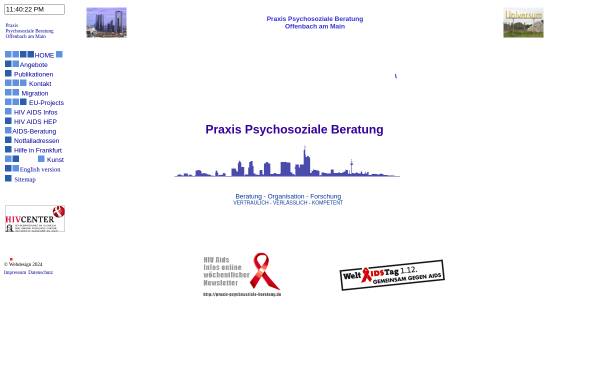 Vorschau von praxis-psychosoziale-beratung.de, Psychosoziale Beratung für Menschen mit HIV und AIDS
