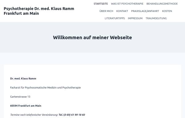 Vorschau von www.dr-ramm.de, Ramm, Klaus Dr.