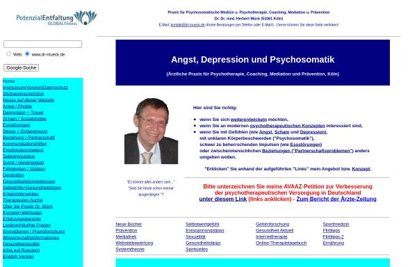 Vorschau von www.dr-mueck.de, Dr. Dr. med. Herbert Mück