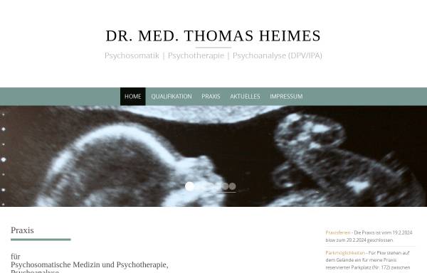 Vorschau von www.heimes.net, Dr. med. Thomas Heimes, Facharzt