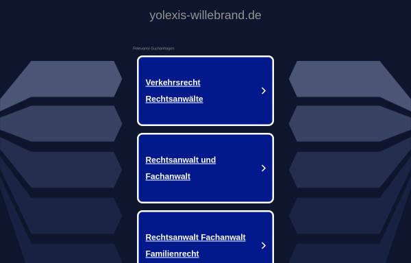 Vorschau von www.yolexis-willebrand.de, Yolexis Willebrand, Psychologische Beratung
