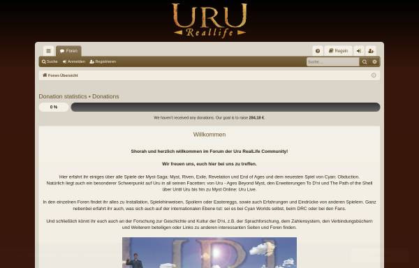 Vorschau von www.uru-reallife.com, URU Reallife