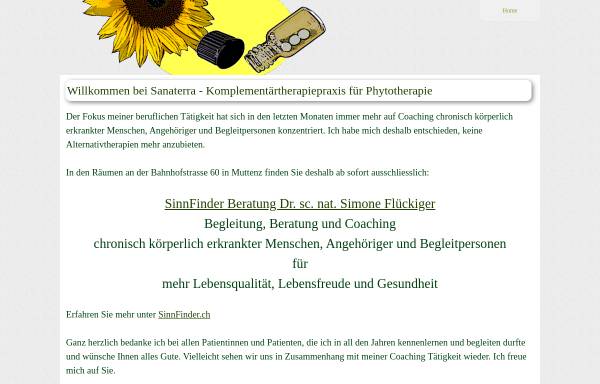 Vorschau von www.sanaterra.ch, Dr. Simone S. Flückiger