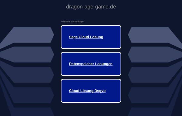 Globalgameport: Dragon Age