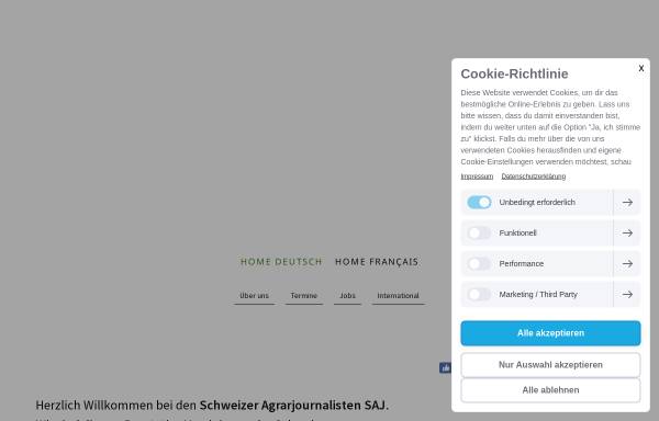 Vorschau von www.agrarjournalisten.ch, Schweizer Agrarjournalisten