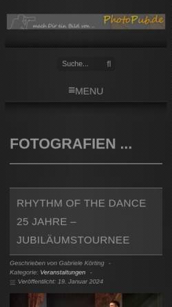 Vorschau der mobilen Webseite photopub.de, PhotoPub.de