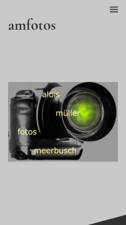 Vorschau der mobilen Webseite www.amfotos.com, Müller, Alois