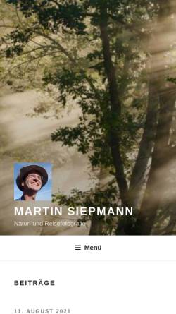 Vorschau der mobilen Webseite www.martin-siepmann.de, Siepmann, Martin