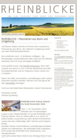 Vorschau der mobilen Webseite www.rheinblicke.de, Goseberg, Roland