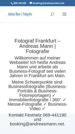 Vorschau der mobilen Webseite andreasmann.net, Andreas Mann
