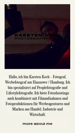 Vorschau der mobilen Webseite www.karstenkoch.de, Karsten Koch