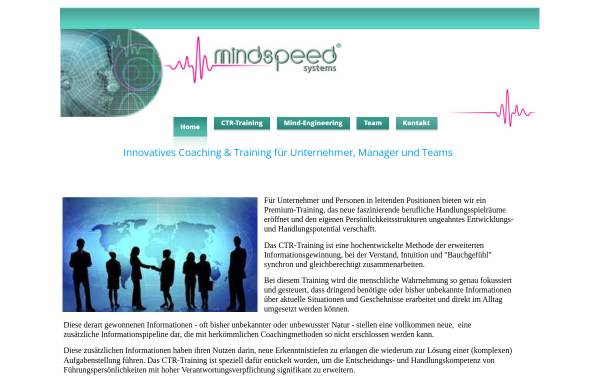 Vorschau von www.mindspeed.ch, Institut für ganzheitliche Entwicklung S. Tschan Mindspeed-Systems