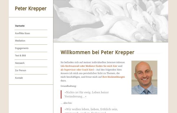 Vorschau von www.krepper.ch, Rechtsberatung und Mediation Dr. Krepper