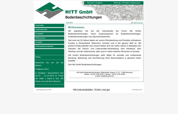 Vorschau von www.hitt-gmbh.de, Hitt GmbH