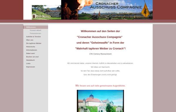Vorschau von www.cronacher-ausschuss-compagnie.de, Cronacher Ausschuss Compagnie