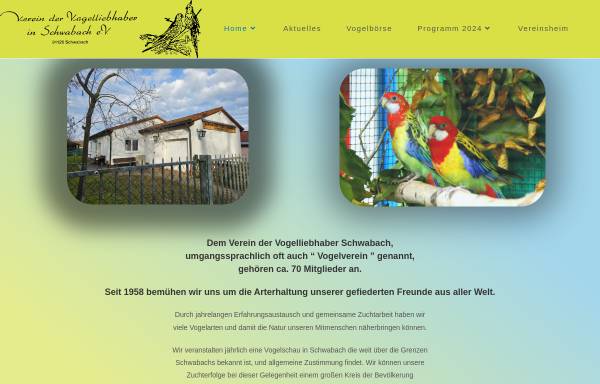 Vorschau von www.vogelverein-schwabach.de, Vogelverein-Schwabach