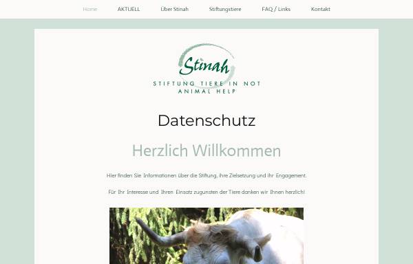 Vorschau von www.stinah.ch, Stiftung Tiere in Not - Animal Help