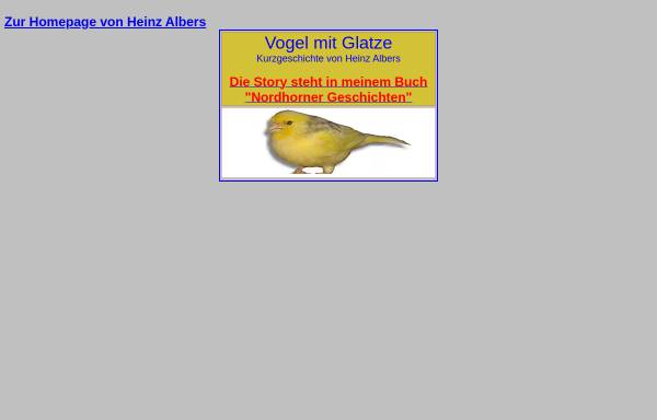 Vorschau von www.heinzalbers.org, Vogel mit Glatze