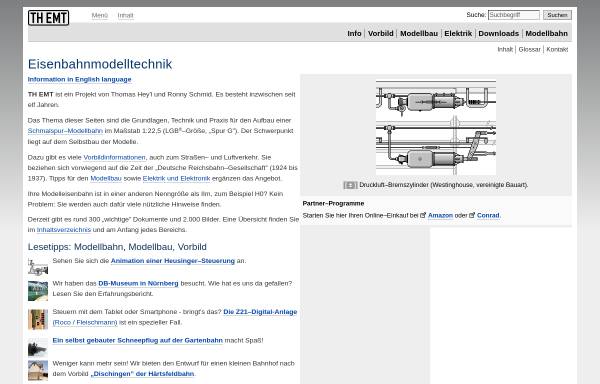 Vorschau von www.themt.de, Eisenbahnmodelltechnik
