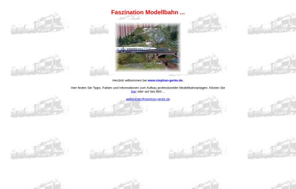 Vorschau von www.stephan-gerke.de, Faszination Modellbahn
