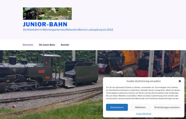 Vorschau von www.juniorbahn.de, Juniorbahn Ludwigsburg