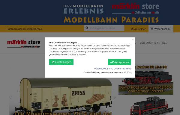 Vorschau von www.modellbahn-paradies.com, Modellbahn Paradies