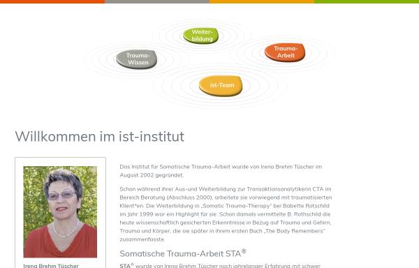Vorschau von www.trauma-arbeit.ch, Institut für Somatische Trauma Arbeit