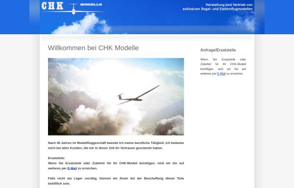 Vorschau von www.chk-modelle.de, CHK Modelle
