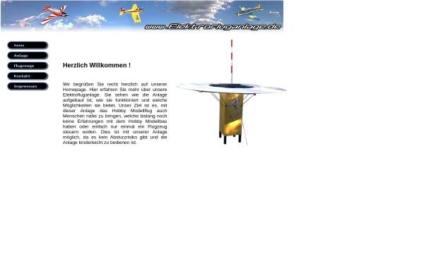 Vorschau von www.elektrofluganlage.de, Elektrofluganlage Lapinski