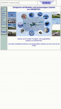 Vorschau der mobilen Webseite www.gromotec.de, Gromotec