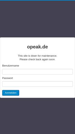Vorschau der mobilen Webseite www.opeak.de, OHP RC-Tuning