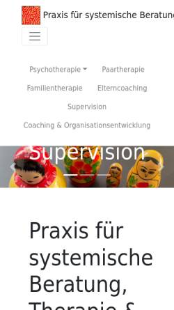 Vorschau der mobilen Webseite www.hess-psy.ch, Praxis für systemische Beratung, Therapie und Supervision