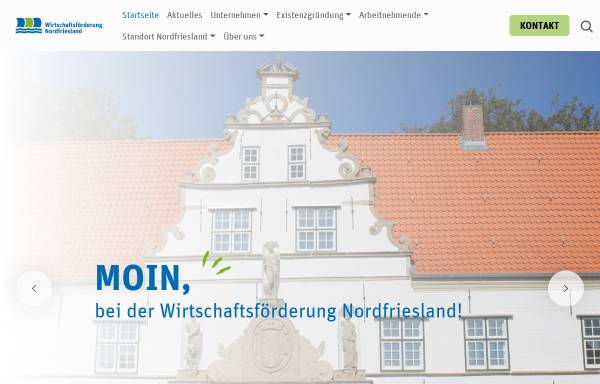 Vorschau von www.wfg-nf.de, Wirtschaftsförderungsgesellschaft Nordfriesland mbH