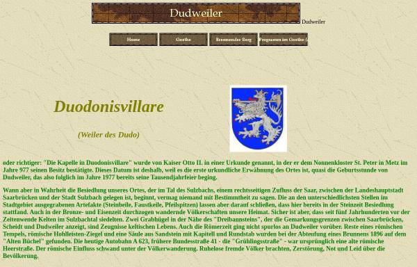 Vorschau von www.fell-dudweiler.de, Duodonisvillare