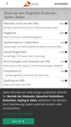 Vorschau der mobilen Webseite fkb-fans.forumprofi.de, FKB-fans.de