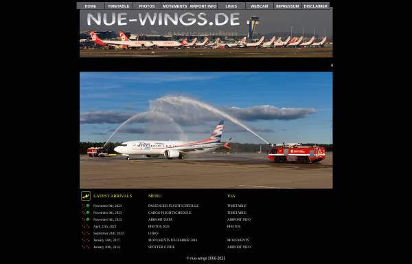 Vorschau von www.nue-wings.de, NUE-WINGS