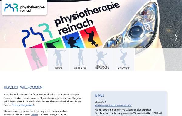 Vorschau von www.physios.ch, Physiotherapie Reinach
