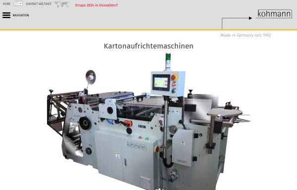 Vorschau von kohmann.de, Kohmann GmbH & Co. KG