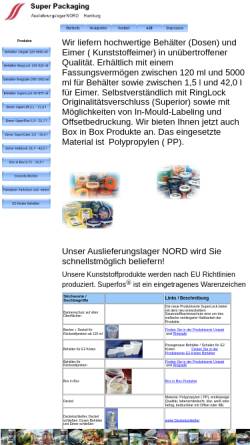 Vorschau der mobilen Webseite www.superpackaging.de, Super Packaging - Thomas Dreißig und Udo Lindhorst GbR