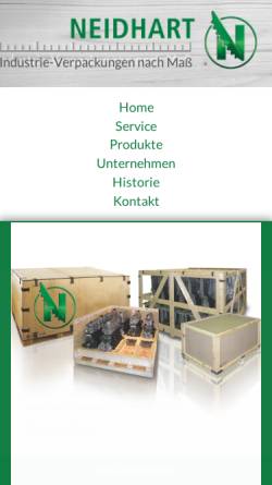 Vorschau der mobilen Webseite neidhart.de, Fritz Neidhart GmbH & Co. KG