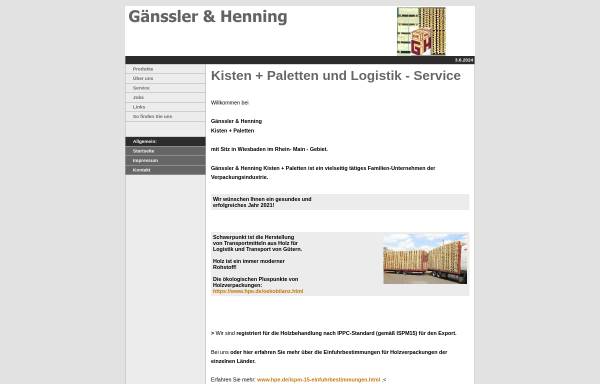 Vorschau von www.gaenssler-henning.de, Gänssler & Henning