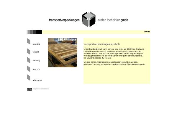 Vorschau von www.transportverpackung.at, Transportverpackungen Stefan Lochbihler GmbH