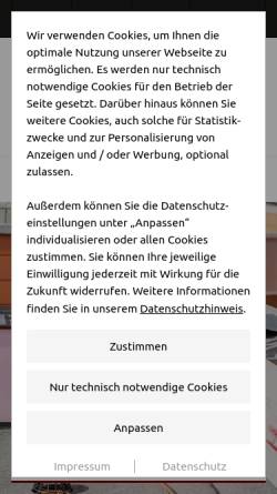 Vorschau der mobilen Webseite www.alldach.de, Alldach Gmbh